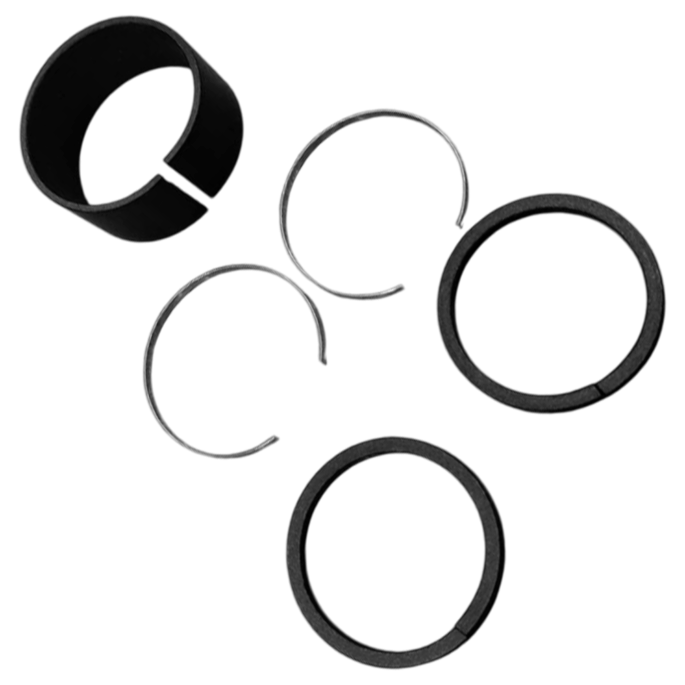 CONJUNTO REPARO PARA COMPRESSOR COM 5 PEÇAS (2 ANEIS DE SEGMENTO, 1 ANEL PARA PISTÃO, EM TEFLON, 02 MOLAS EM AÇO) SCHULZ 830.0242-5