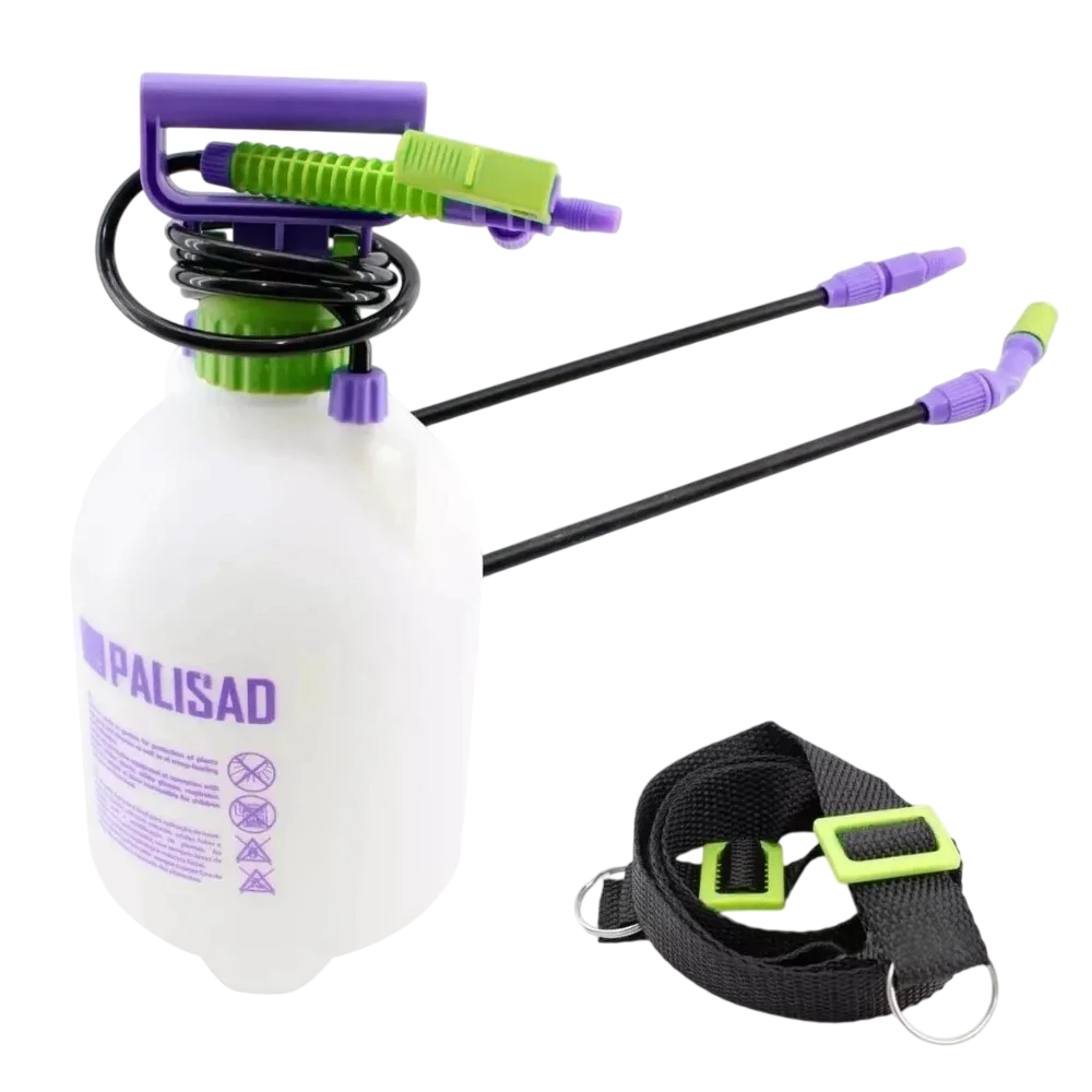 PULVERIZADOR MANUAL 5 LITROS COM BOMBA, MANGUEIRA E ASPERSOR PALISAD 647408 - Image 2