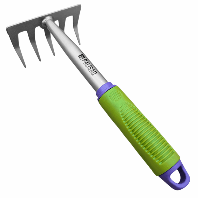 ANCINHO/RASTELO 5 DENTES 110X280MM COM REVESTIMENTO PROTETOR E CABO EMBORRACHADO PALISAD 630038 - Image 3