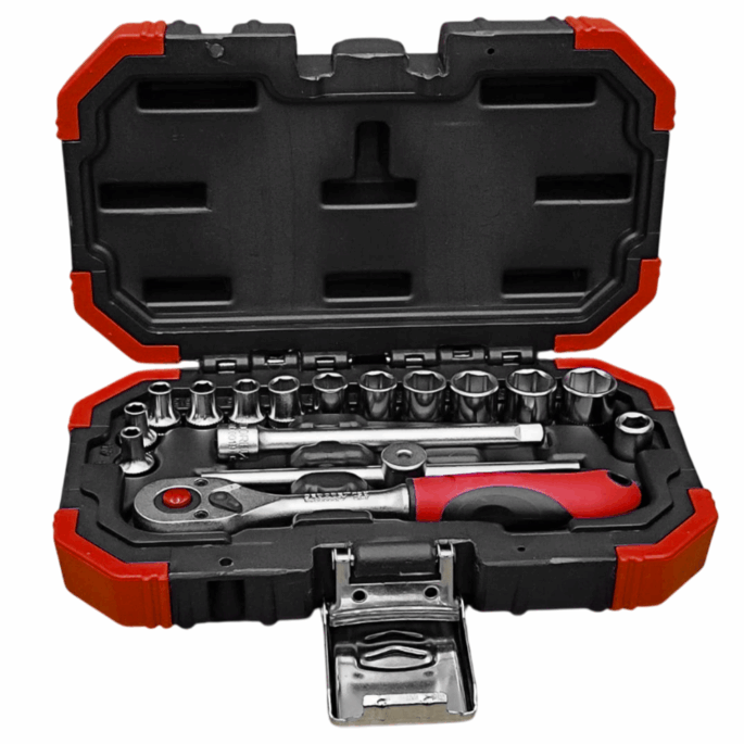 JOGO DE SOQUETE 1/4" SEXTAVADO 4-13MM COM 16 PEÇAS GEDORE RED 3300050 R49003016 - Image 2