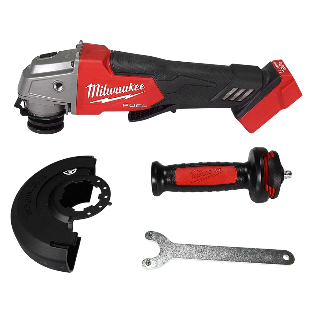 ESMERILHADEIRA 4.1/2" / 5" A BATERIA 18V M18 FUEL MILWAUKEE 2880-159N COM 1 BATERIA 8.0AH, CARREGADOR 220V E BOLSA - Image 3