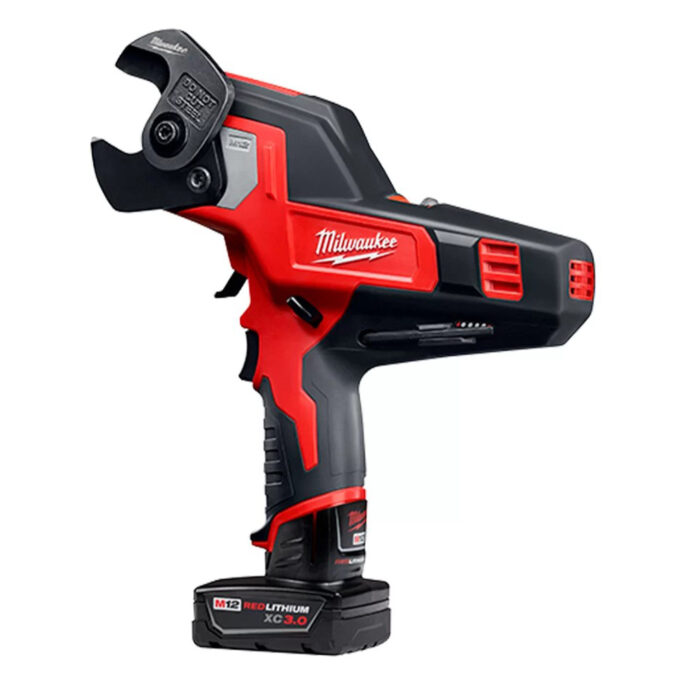CORTADOR DE CABOS A BATERIA 12V MILWAUKEE M12 2472-159 2472-21XC - COM 01 BATERIA 3.0AH, CARREGADOR 220V E BOLSA/MALETA