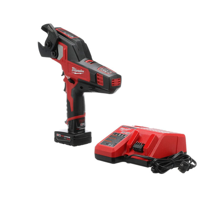 CORTADOR DE CABOS A BATERIA 12V MILWAUKEE M12 2472-159 2472-21XC - COM 01 BATERIA 3.0AH, CARREGADOR 220V E BOLSA/MALETA - Image 4