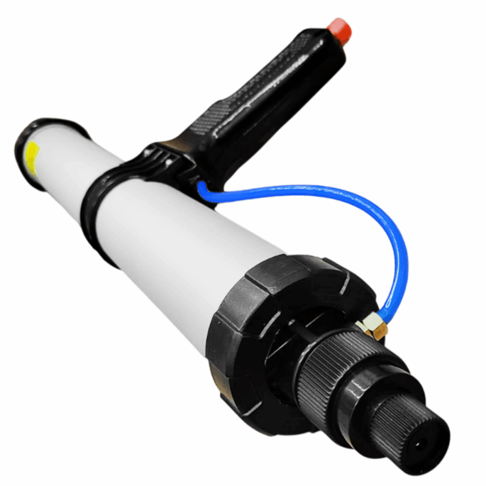 CALAFETADOR APLICADOR DE SILICONE PNEUMATICO 600CC SACHE PUMA AT6047P - Imagem 3