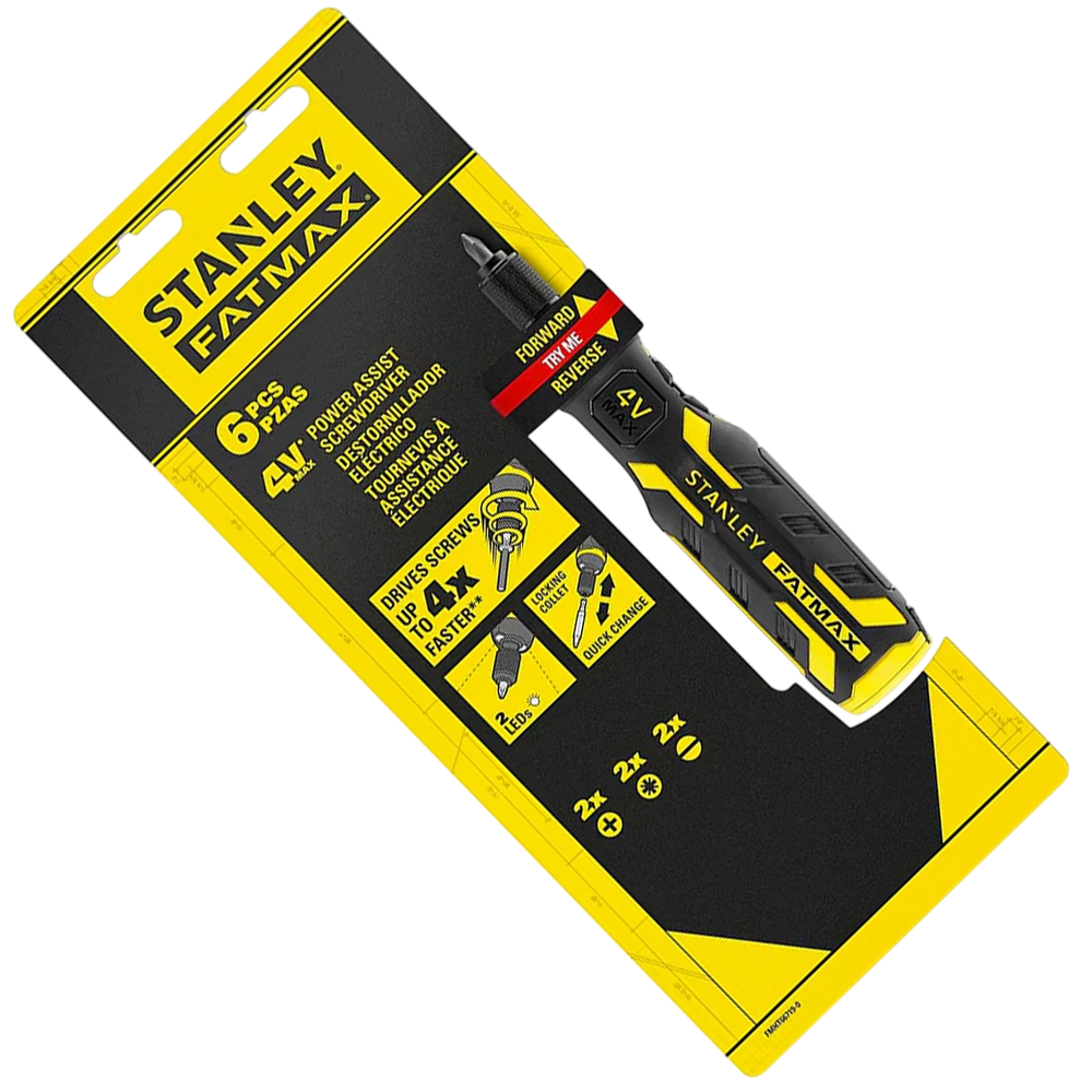 PARAFUSADEIRA RETA 1/4" A BATERIA 4V STANLEY FMHT66719-0 FATMAX - Imagem 4
