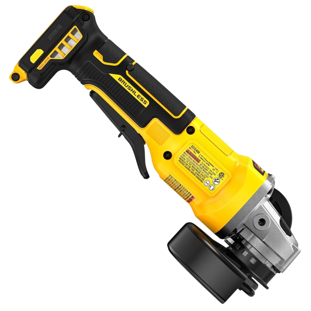 ESMERILHADEIRA ANGULAR 4.1/2" (115MM) A BATERIA 20V BRUSHLESS DEWALT DCG408B-B2 - SOMENTE A MAQUINA - Image 3