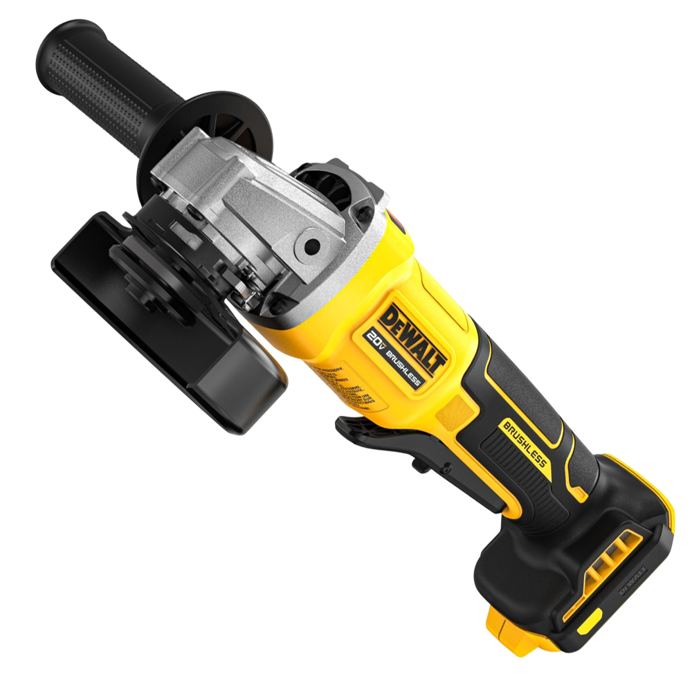 ESMERILHADEIRA ANGULAR 4.1/2" (115MM) A BATERIA 20V BRUSHLESS DEWALT DCG408B-B2 - SOMENTE A MAQUINA - Image 4