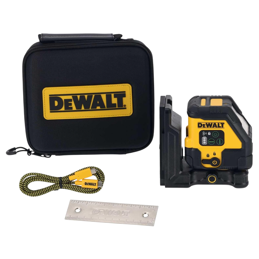 NIVEL A LASER VERDE 45M RECARREGAVEL USB DEWALT DCLE14201GB