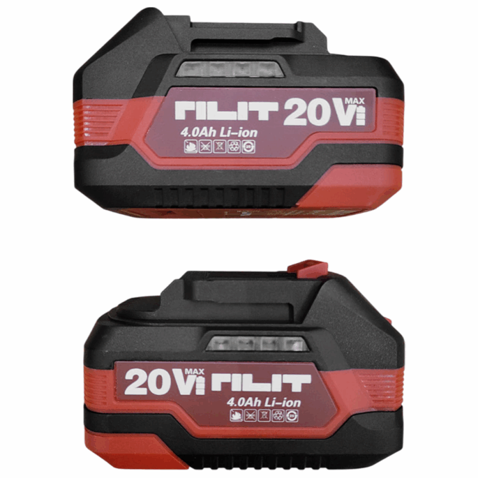 MARTELETE ROTATIVO E ROMPEDOR (3 FUNÇÕES) SDS-PLUS A BATERIA 20V RILIT 20D262 - COM 2 BATERIAS 4.0AH, CARREGADOR, PUNHO, ACESSORIOS E MALETA - Imagem 3