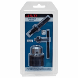 KIT MANDRIL COM CHAVE 1/2" ROSCA 1/2X20 + ADAPTADOR 1/2" PARA ENCAIXE SDS-PLUS - ARITA
