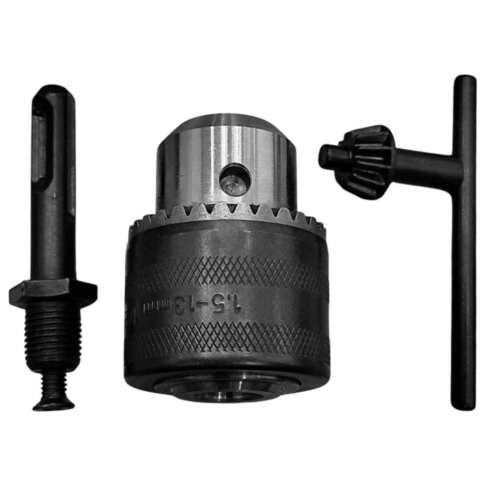 KIT MANDRIL COM CHAVE 1/2" ROSCA 1/2X20 + ADAPTADOR 1/2" PARA ENCAIXE SDS-PLUS - ARITA - Imagem 3