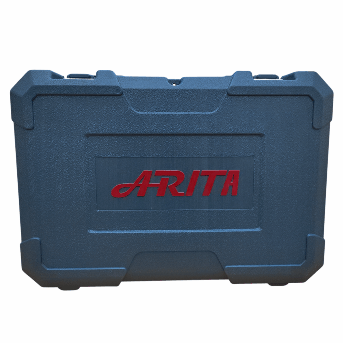 MARTELETE PERFURADOR E ROMPEDOR SDS-PLUS 28MM 850W 3.0 JOULES ARITA 2801SRE 2.7KG 220V COM PONTEIR, TALHADEIRA, BROCAS E MALETA - Imagem 2