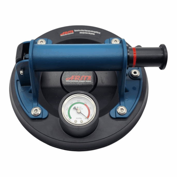 VENTOSA DE SUCCAO A VACUO 200MM 160KG COM MANOMETRO ARITA AR-XP001 - COM MALETA - Imagem 2