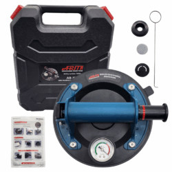 VENTOSA DE SUCCAO A VACUO 200MM 160KG COM MANOMETRO ARITA AR-XP001 - COM MALETA