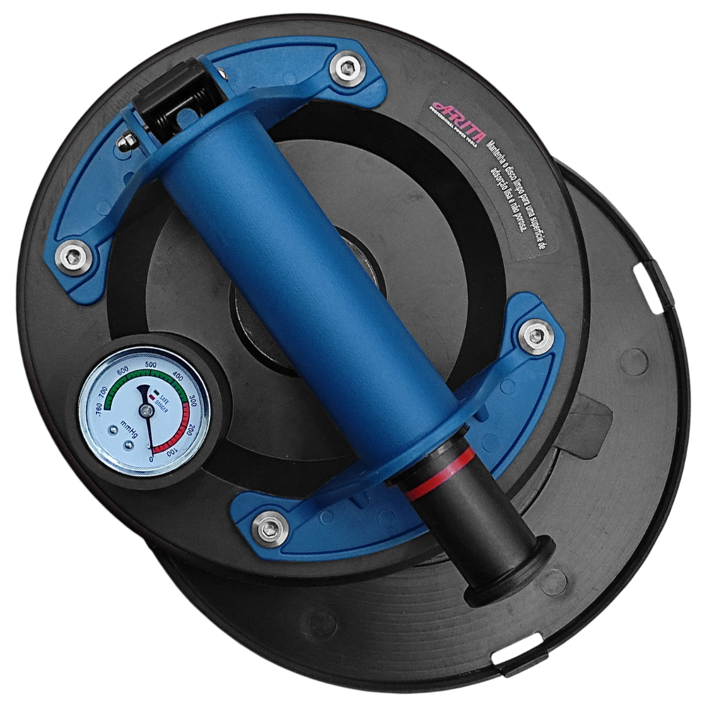 VENTOSA DE SUCCAO A VACUO 200MM 160KG COM MANOMETRO ARITA AR-XP001 - COM MALETA - Imagem 3