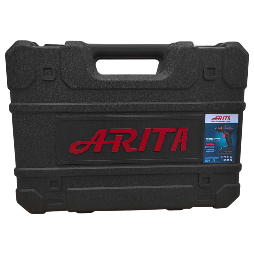 PARAFUSADEIRA/FURADEIRA DE IMPACTO 1/2" A BATERIA 20V ARITA AR-M1370PRO 70NM - COM 02 BATERIA 2.0AH, CARREGADOR BIVOLT E MALETA - Imagem 5