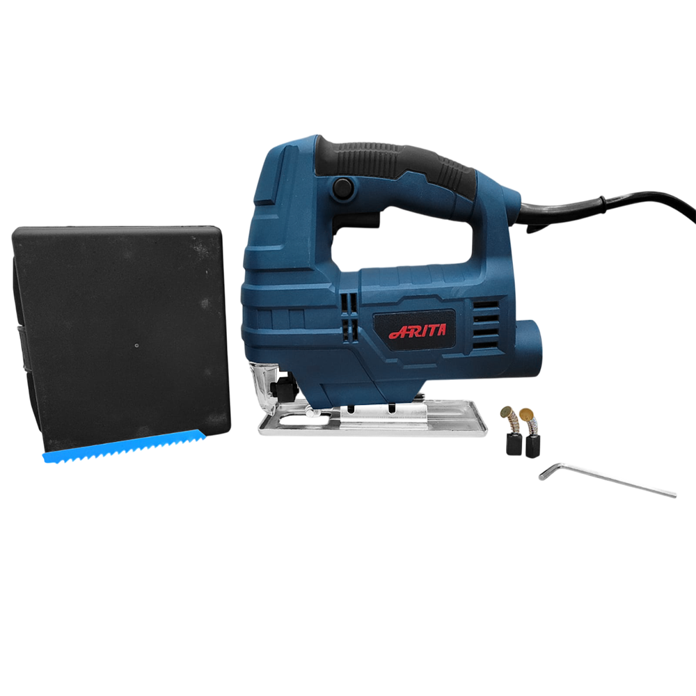 SERRA TICO-TICO 500W ARITA JIG SAW 220V + JOGO DE LÂMINAS COM 14 PEÇAS - Imagem 2