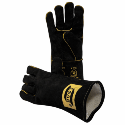 LUVA DE SOLDAGEM HEAVY DUTY PRETA MD BLACK ESAB 0748062