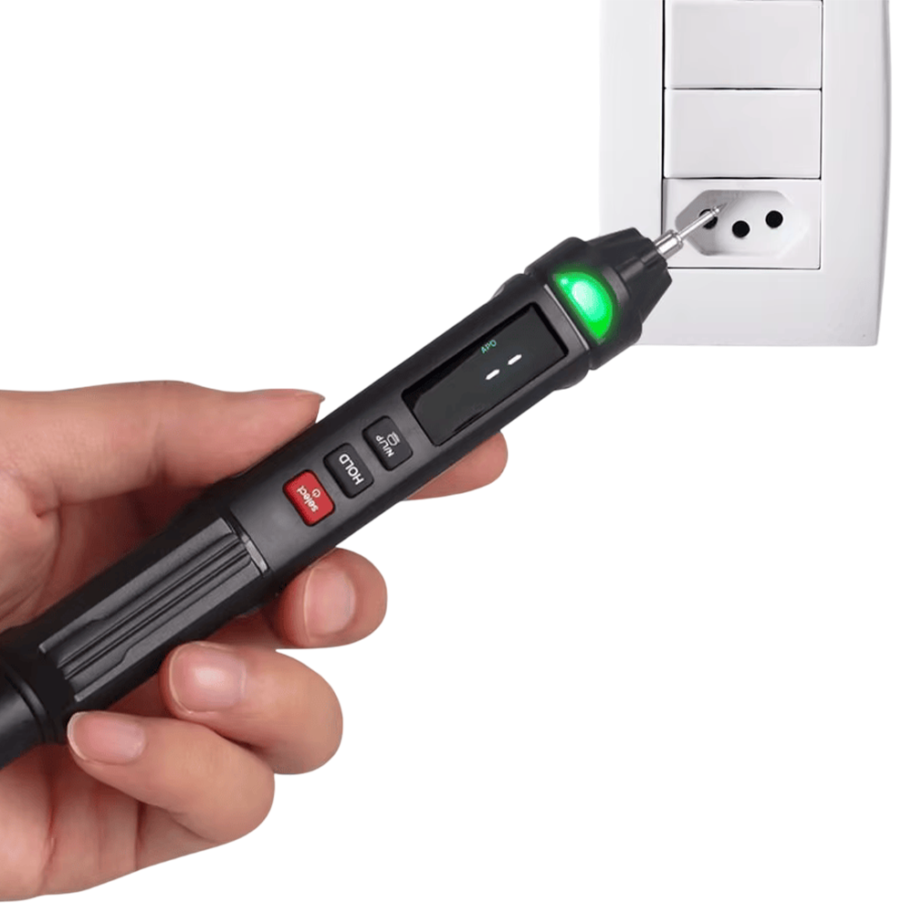 CANETA MULTIMETRO DIGITAL TIPO CANETA INTELIGENTE CAT III 600V MINIPA EZVOLT3 - Imagem 2