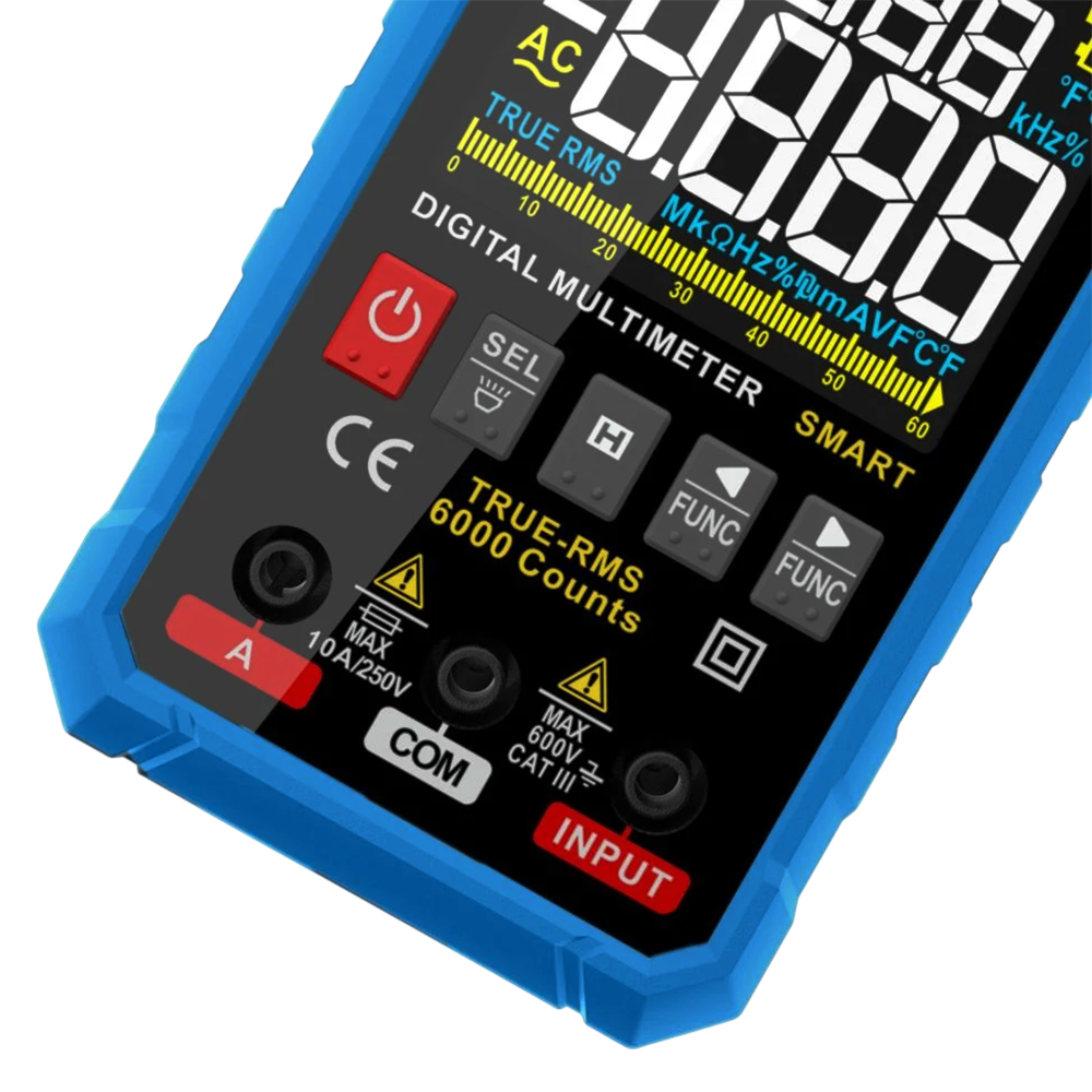 MULTÍMETRO DIGITAL SMART MINIPA SM-1600 ESCALA AUTOMATICA NCV CAT III 600V - Imagem 3