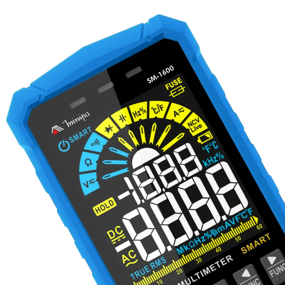 MULTÍMETRO DIGITAL SMART MINIPA SM-1600 ESCALA AUTOMATICA NCV CAT III 600V - Imagem 2