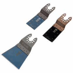 JOGO DE LÂMINA PARA MULTICORTADORA PARA METAL E MADEIRA COM 03 PEÇAS DENZEL 78240355