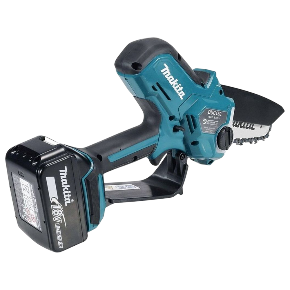 CORTADOR DE GALHOS 150MM A BATERIA 18V MAKITA DUC150SF01 - SOMENTE A MAQUINA + BATERIA 3.0AH BL1830B + CARREGADOR DC18SD - Imagem 3