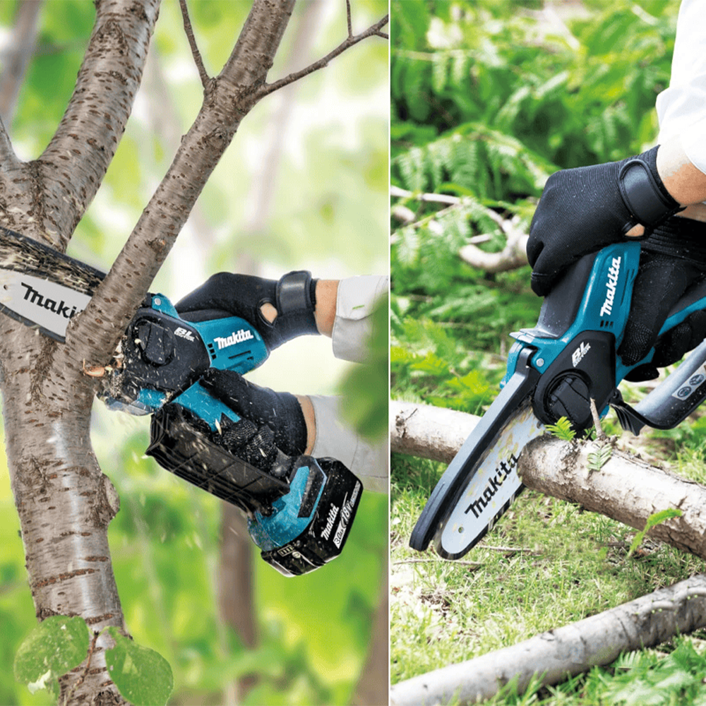 CORTADOR DE GALHOS 150MM A BATERIA 18V MAKITA DUC150SF01 - SOMENTE A MAQUINA + BATERIA 3.0AH BL1830B + CARREGADOR DC18SD - Imagem 4