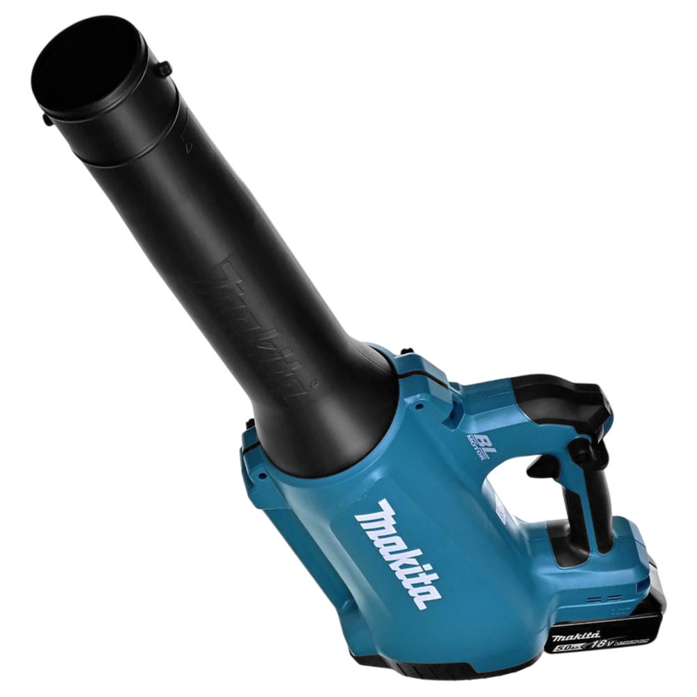 SOPRADOR DE AR/FOLHAS A BATERIA 18V MAKITA DUB184RT - SOMENTE A MÁQUINA + BATERIA 5.0AH BL1850B + CARREGADOR BIVOLT DC18WC - Imagem 2