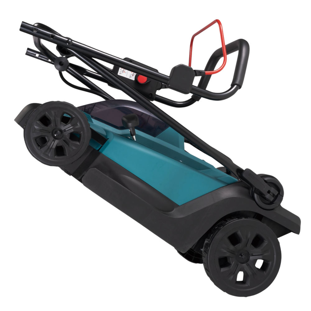 APARADOR DE GRAMA A BATERIA 18V CORTADOR TIPO CARRINHO MAKITA DLM330ZC - SOMENTE A MAQUINA + BATARIA BL1850B + CARREGADOR DC18WC - Imagem 2