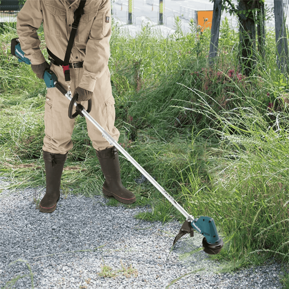KIT COMBO APARADOR DE GRAMA 300MM A BATERIA 18V DUR192LZ + BATERIA 3.0AH BL1850 + CARREGADOR DC18WC BIVOLT MAKITA DUR192LZC - Imagem 6