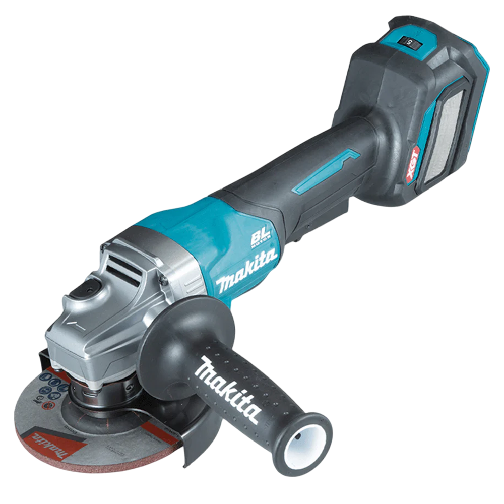 ESMERILHADEIRA ANGULAR 5"(125MM) A BATARIA 40V XGT BRUSHLESS CONTROLE VELOCIDADE MAKITA GA032GM201 COM 2 BATERIA 4AH,CARREGADOR E MAKPAC - Imagem 2