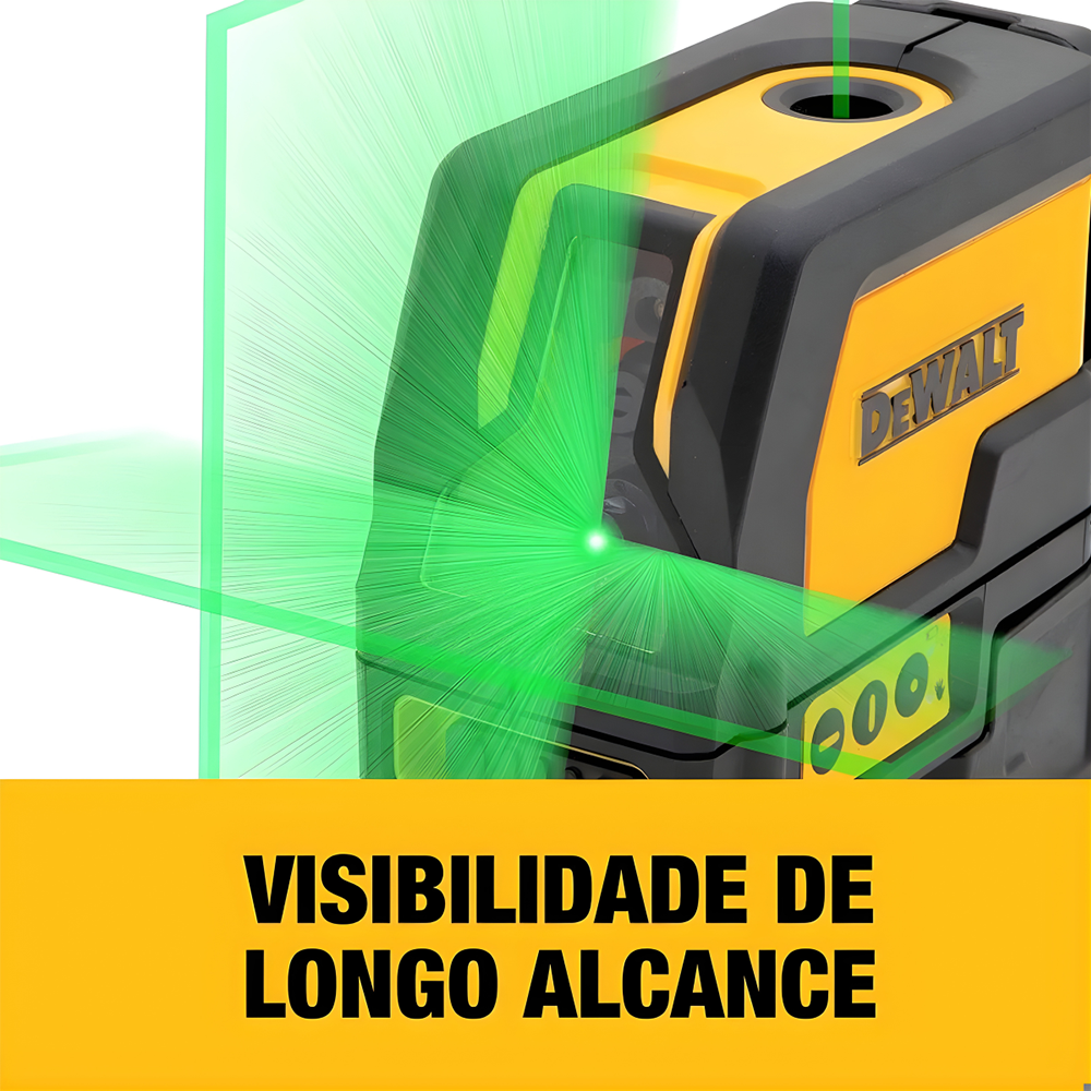 NIVEL A LASER COMBINADO LINHA E PRUMO VERDE 30M - DEWALT DW0822CG - Imagem 3