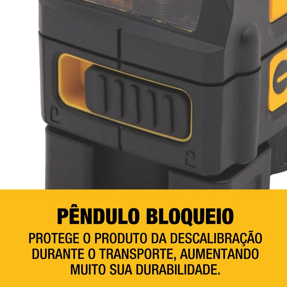 NIVEL A LASER COMBINADO LINHA E PRUMO VERDE 30M - DEWALT DW0822CG - Imagem 4
