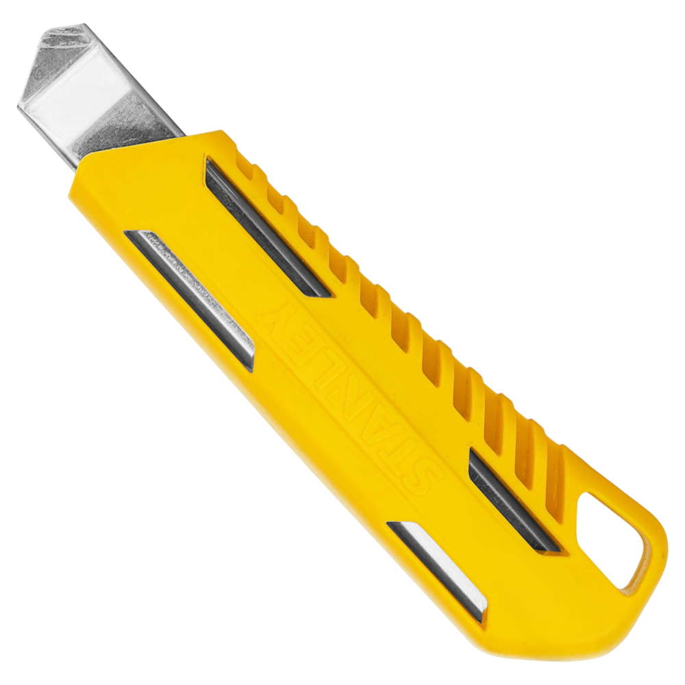 ESTILETE RETRÁTIL 18MM STANLEY STHT10276-840 COM GUIA AÇO E TRAVA AUTOMATICA - Imagem 2