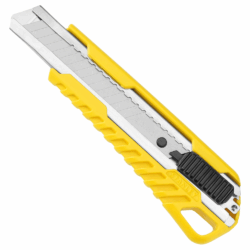 ESTILETE RETRÁTIL 18MM STANLEY STHT10276-840 COM GUIA AÇO E TRAVA AUTOMATICA