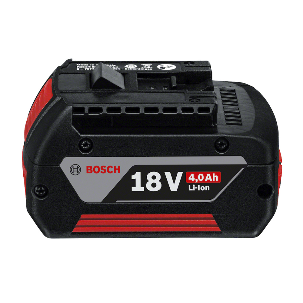 KIT COM 2 BATERIAS 4.0AH 18V(GBA18V 4.0AH 1600Z00038) + CARREGADOR BIVOLT GAL18V40(1600A028TY) BOSCH 1600A02RM8 - Imagem 2