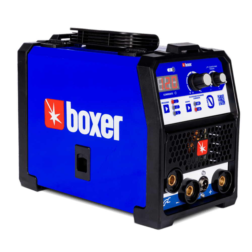 INVERSORA DE SOLDA MIG/MAG MULTIPROCESSO 120A BIVOLT 110V/220V *USO SEM GAS* BOXER 99085 MIG0