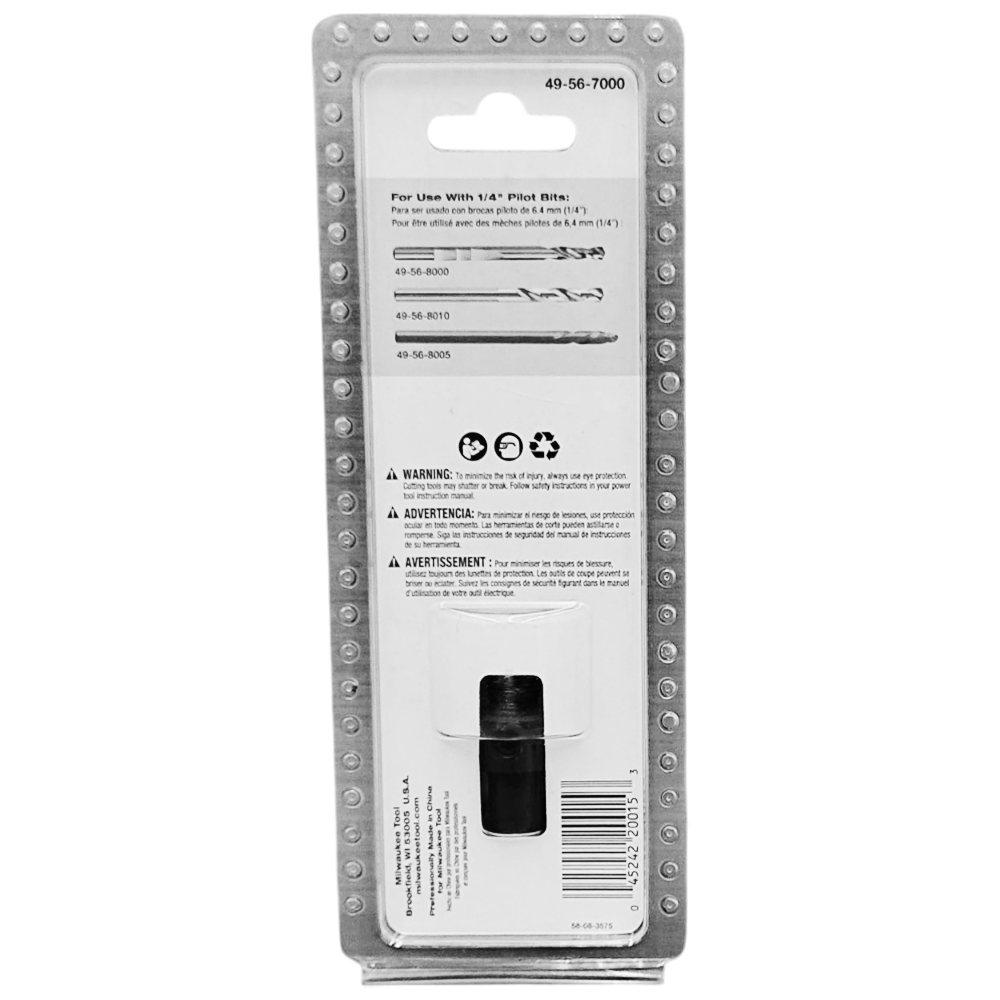 SUPORTE A1 PARA SERRA COPO AR COM BROCA PILOTO - 14 À 30MM (N° 1) MILWAUKEE 49-56-7000 - Imagem 3