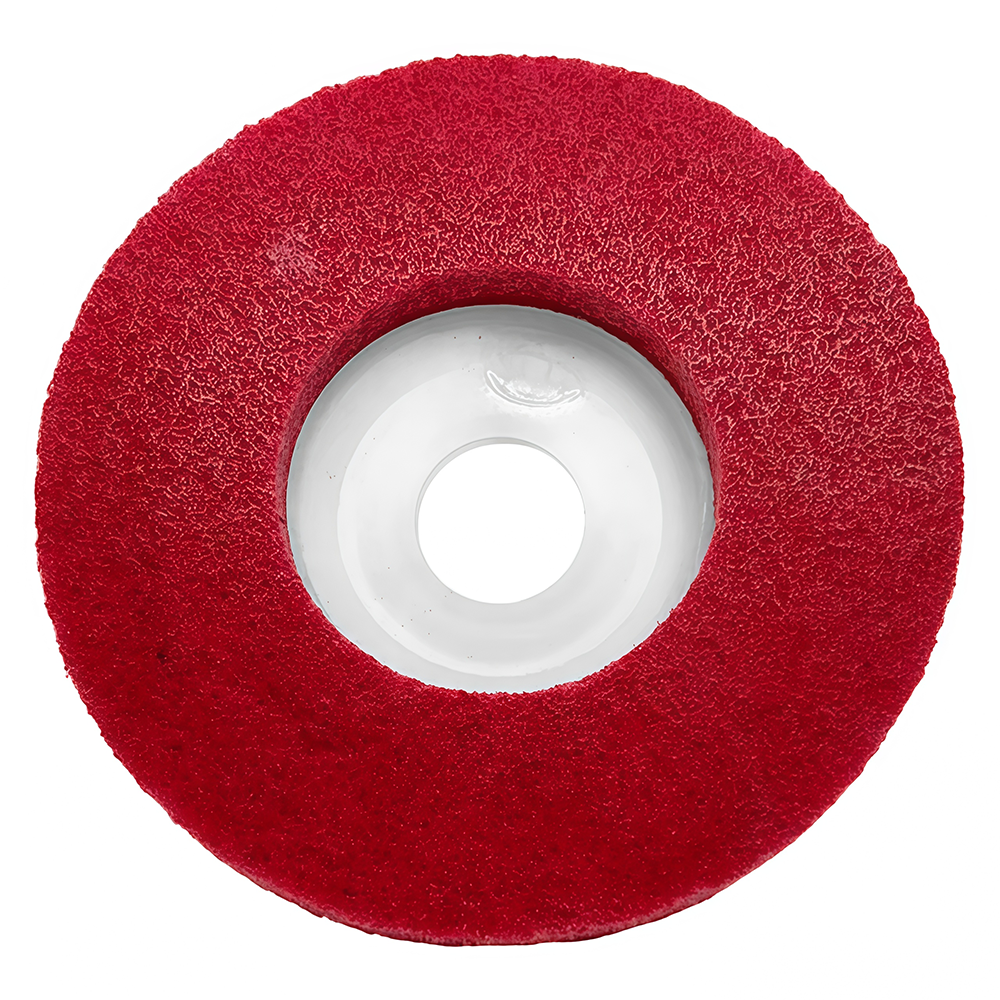 DISCO FLAP POLIMENTO INOX 115X22MM MEDIO (VERMELHO) DISFLEX 09010 - Imagem 2