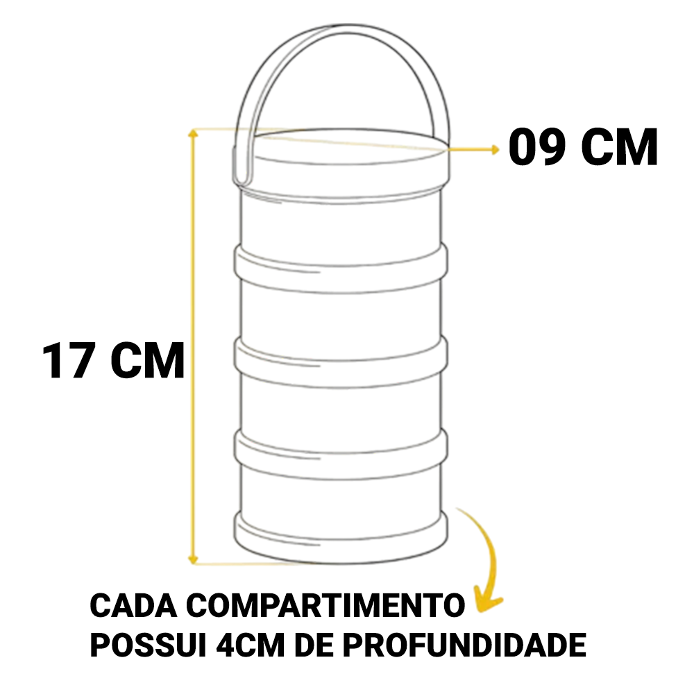 PORTA MIUDEZA ESTOJO MULTIUSO VD 4003 COM 4 ESTOJOS VONDER 6107400300 - Imagem 3