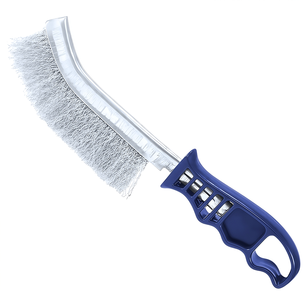 ESCOVA DE AÇO COM CABO DE PLASTICO AÇO CARBONO BRASFORT 7274