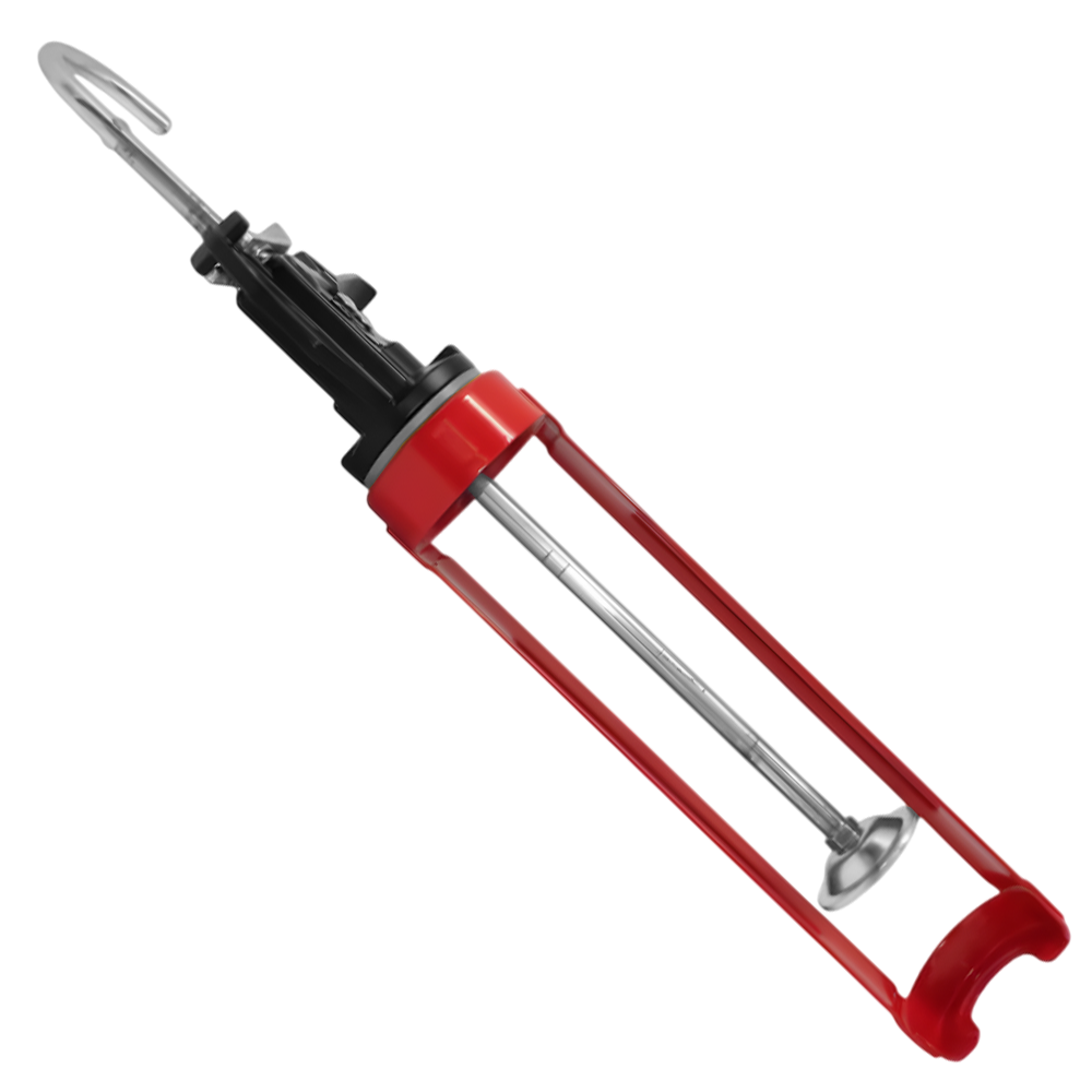 APLICADOR DE SILICONE/CHUMBADOR QUIMICO METALICO REFORCADO PRO KPM3 FISCHER 541441 - Imagem 3