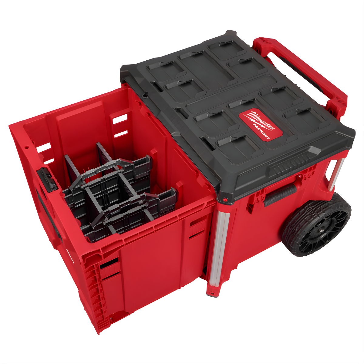 CAIXA COM RODINHAS E GAVETA PACKOUT MILWAUKEE 48-22-8420 - Imagem 3