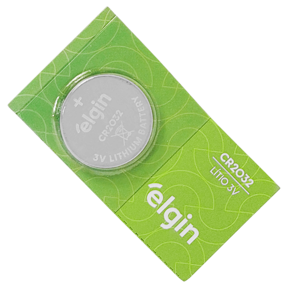 PILHA BATERIA PASTILHA MOEDA ELGIN 8055082193 2032-3V CR2032 - Imagem 2