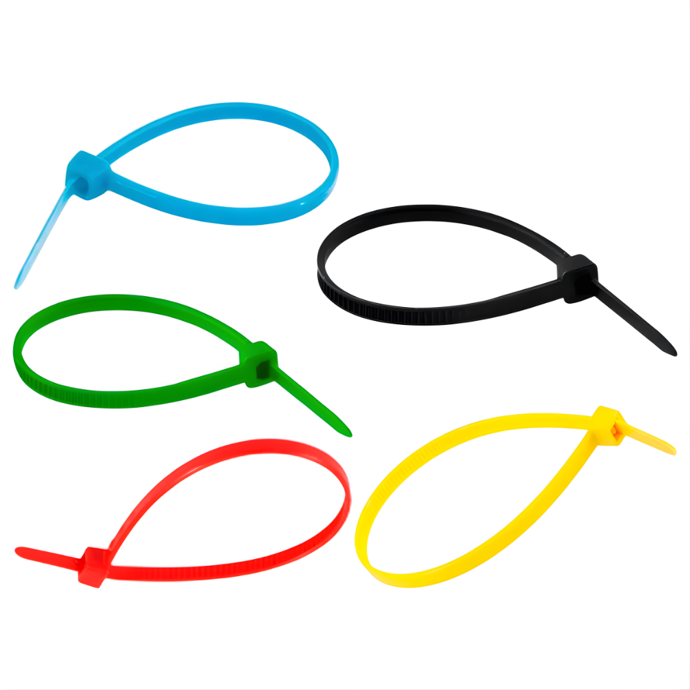 ABRAÇADEIRA DE NYLON COLOR MIX 200MMX2.5MM COM 50 UNIDADE BRASFORT 7308 - Imagem 2