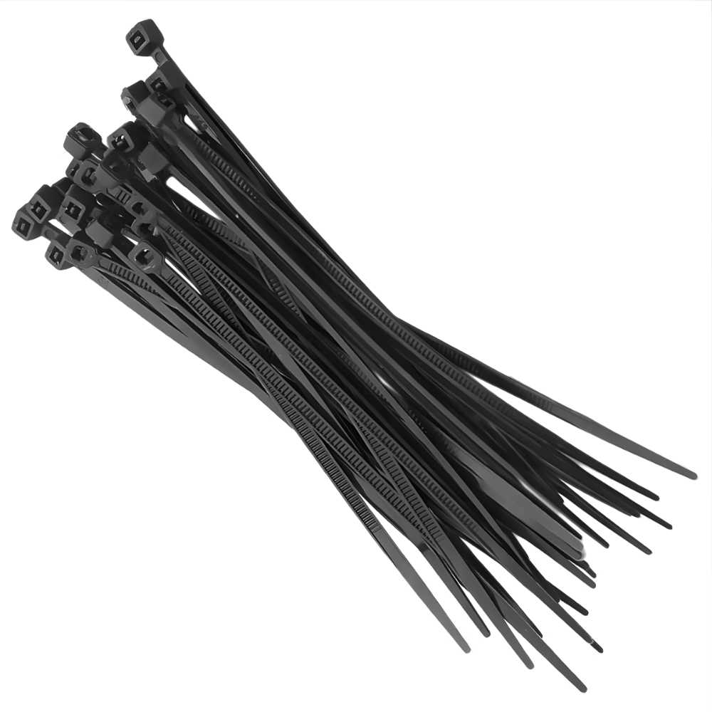 ABRAÇADEIRA DE NYLON PRETO 200MMX7.6MM COM 50 UNIDADES BRASFORT 8878 - Imagem 3