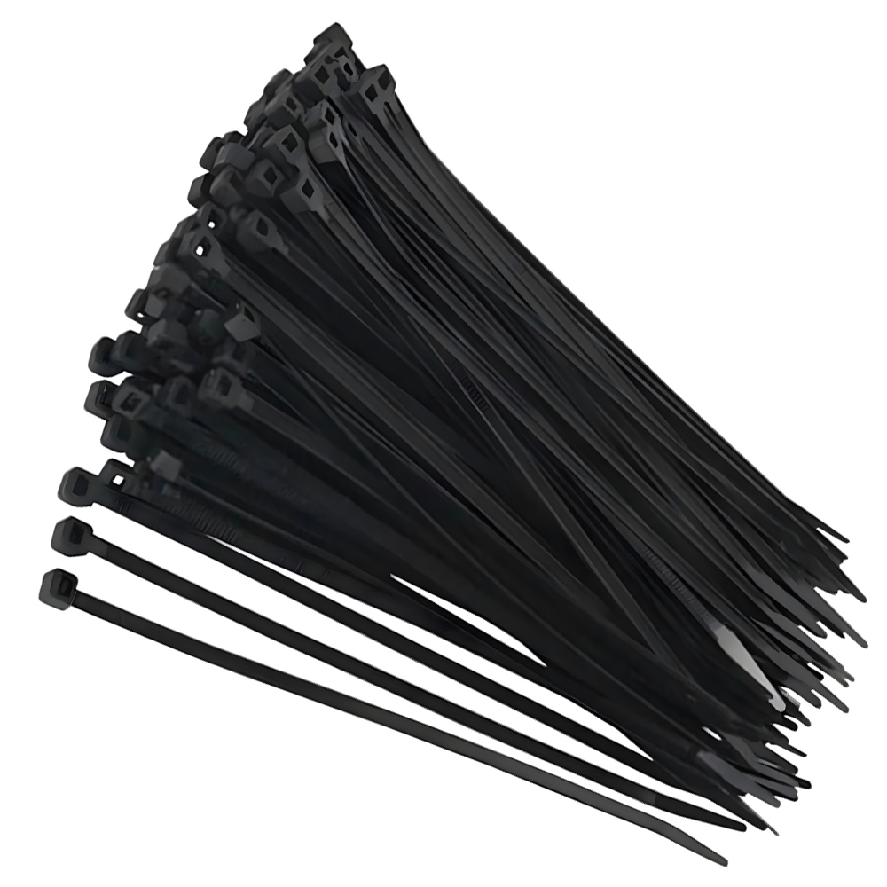 ABRAÇADEIRA DE NYLON PRETO 200MMX7.6MM COM 50 UNIDADES BRASFORT 8878 - Imagem 4
