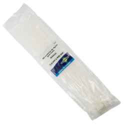 ABRAÇADEIRA DE NYLON BRANCO 400MMX7.6MM COM 50 UNIDADE BRASFORT 8709
