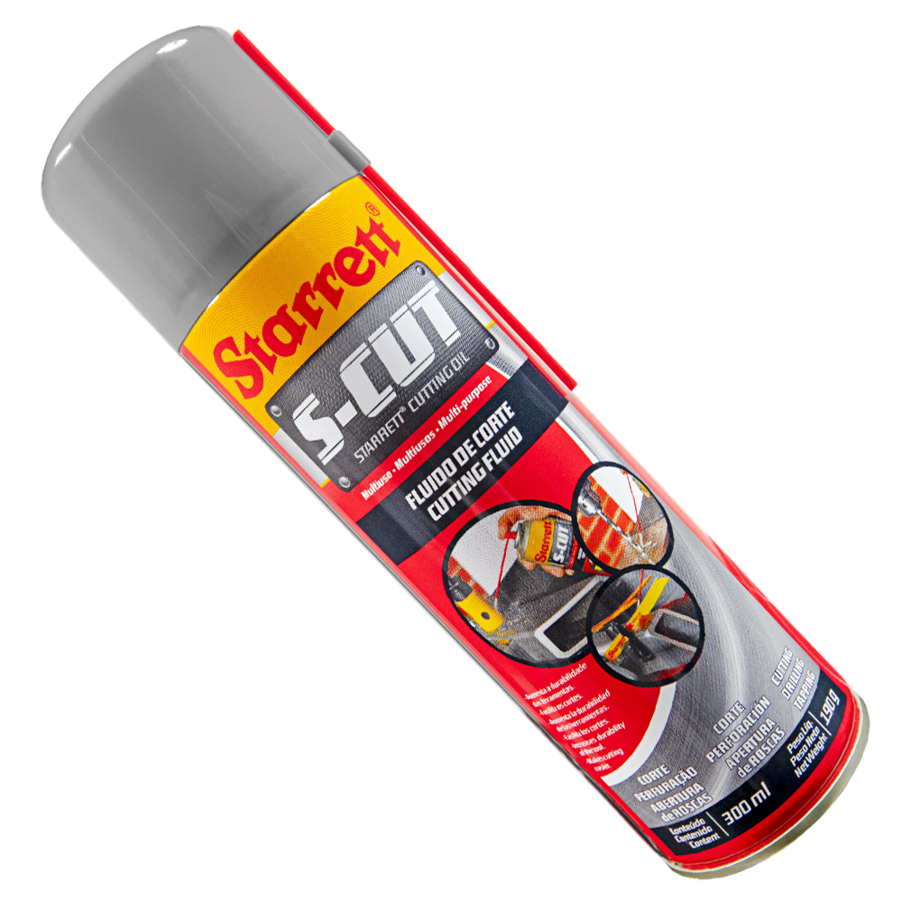 FLUIDO DE CORTE EM SPRAY 300ML STARRETT S-CUT300